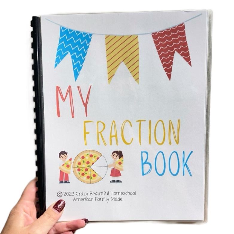 Fractions dry erase learning book